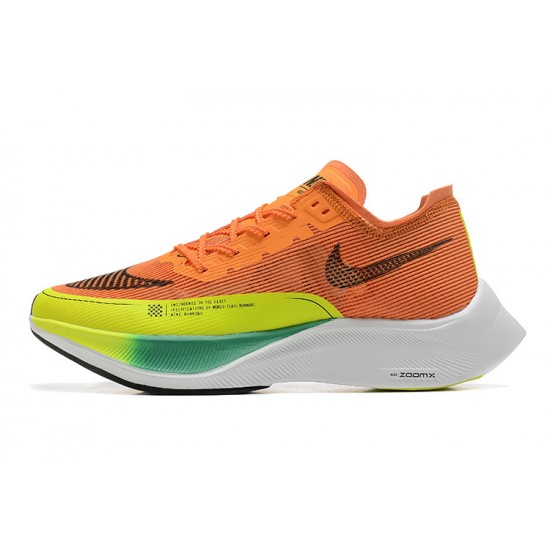 Nike ZoomX VaporFly NEXT% Orange Blanc Chaussure Femme/Homme