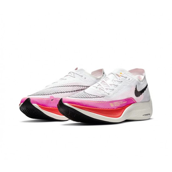 Nike ZoomX VaporFly NEXT% Rose Blanc Chaussure Femme/Homme