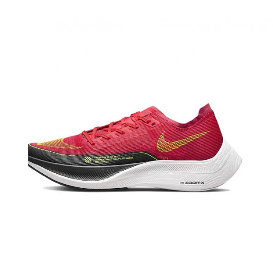 Nike ZoomX VaporFly NEXT% Rouge Noir Chaussure Femme/Homme