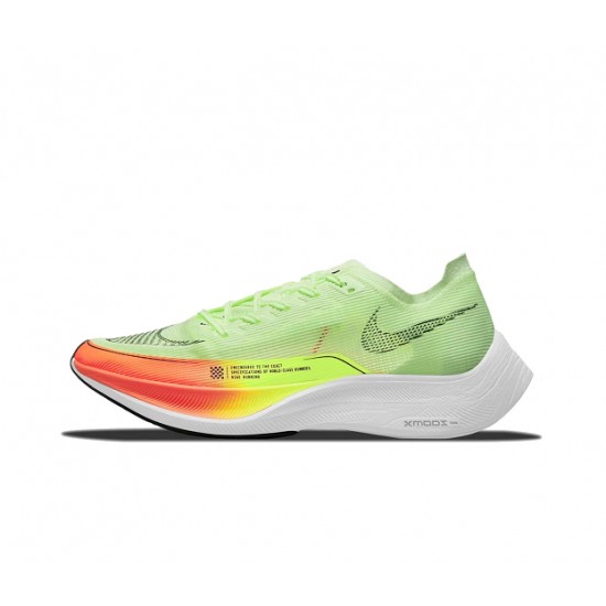 Nike ZoomX VaporFly NEXT% Rouge Jaune Chaussure Femme/Homme