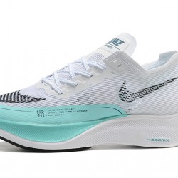 Nike ZoomX VaporFly NEXT% Blanc Bleu Chaussure Femme/Homme