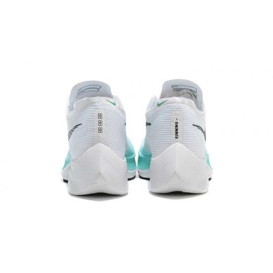 Nike ZoomX VaporFly NEXT% Blanc Bleu Chaussure Femme/Homme