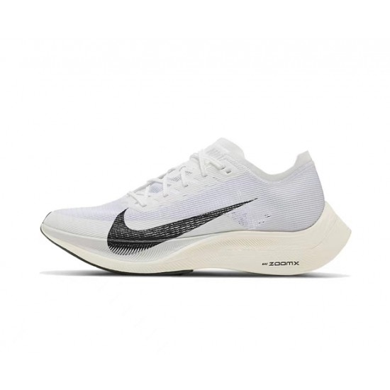 Nike ZoomX VaporFly NEXT% Blanc Gris Chaussure Femme/Homme