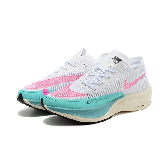 Nike ZoomX VaporFly NEXT% Blanc Rose Chaussure Femme/Homme