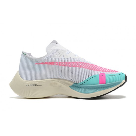 Nike ZoomX VaporFly NEXT% Blanc Rose Chaussure Femme/Homme