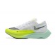 Nike ZoomX VaporFly NEXT% Blanc Jaune Chaussure Femme/Homme