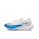 Nike ZoomX VaporFly NEXT% Blanc and Bleu Chaussure Femme/Homme