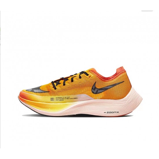 Nike ZoomX VaporFly NEXT% Jaune Noir Chaussure Femme/Homme