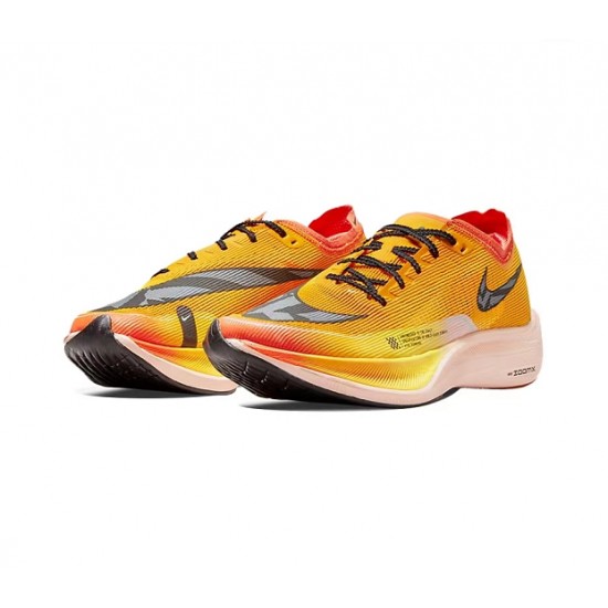 Nike ZoomX VaporFly NEXT% Jaune Noir Chaussure Femme/Homme